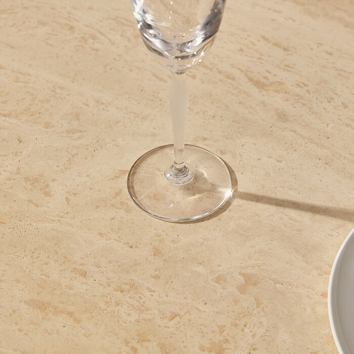 lalique 100 points champagne glass clear