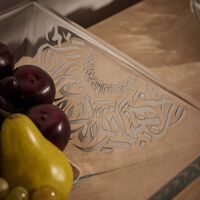 Qamar Serving Plate Square 35cm dimlaj qamar serving plate square 35cm