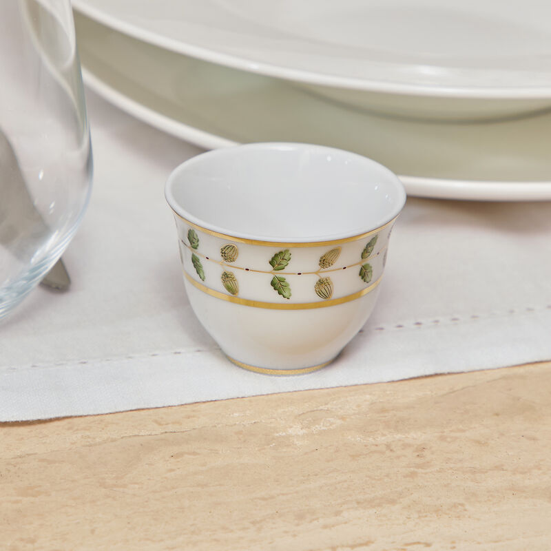 Constance Arabic Coffee Cups Gold Set Of 2 bernardaud constance arabic coffee cups gold set of 2