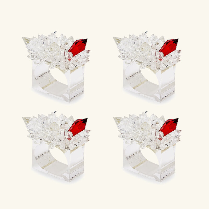 Zenith Napkin Ring Set Of 4 kim seybert zenith napkin ring set of 4