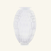 Plumes Vase Large Clear lalique plumes vase large clear