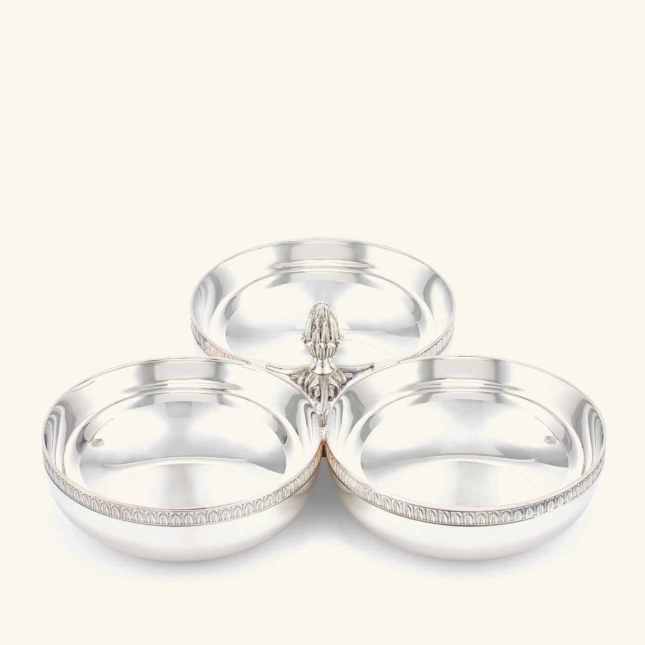 كريستوفل وعاء الضيافة مالميزون باللون الفضي 11 سم