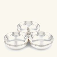 كريستوفل وعاء الضيافة مالميزون باللون الفضي 11 سم