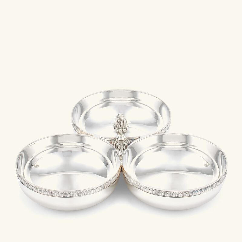 كريستوفل وعاء الضيافة مالميزون باللون الفضي 11 سم