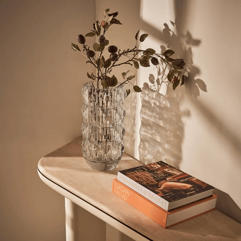 baccarat louxor vase round large clear