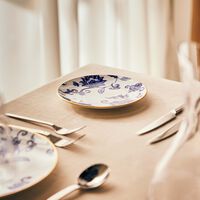 bernardaud prince bleu bread   butter plate round blue 16cm