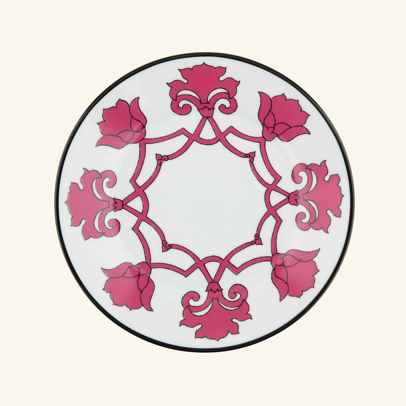 بينتو باريس طبق الحلويات جايبوري دائري وردي 21 سم