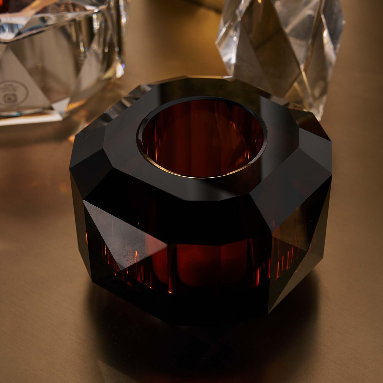 ريفليكشنز كوبنهاغن حامل شموع راديانت تكساس سبريم باللون العنبري