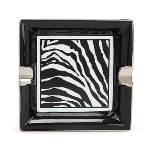 Zebra Ashtray, medium