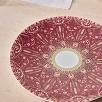 Reves Du Nil Pourpre Service Plate Red 31cm haviland reves du nil pourpre service plate red 31cm