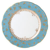 Eden Turquoise Dinner Plate, small