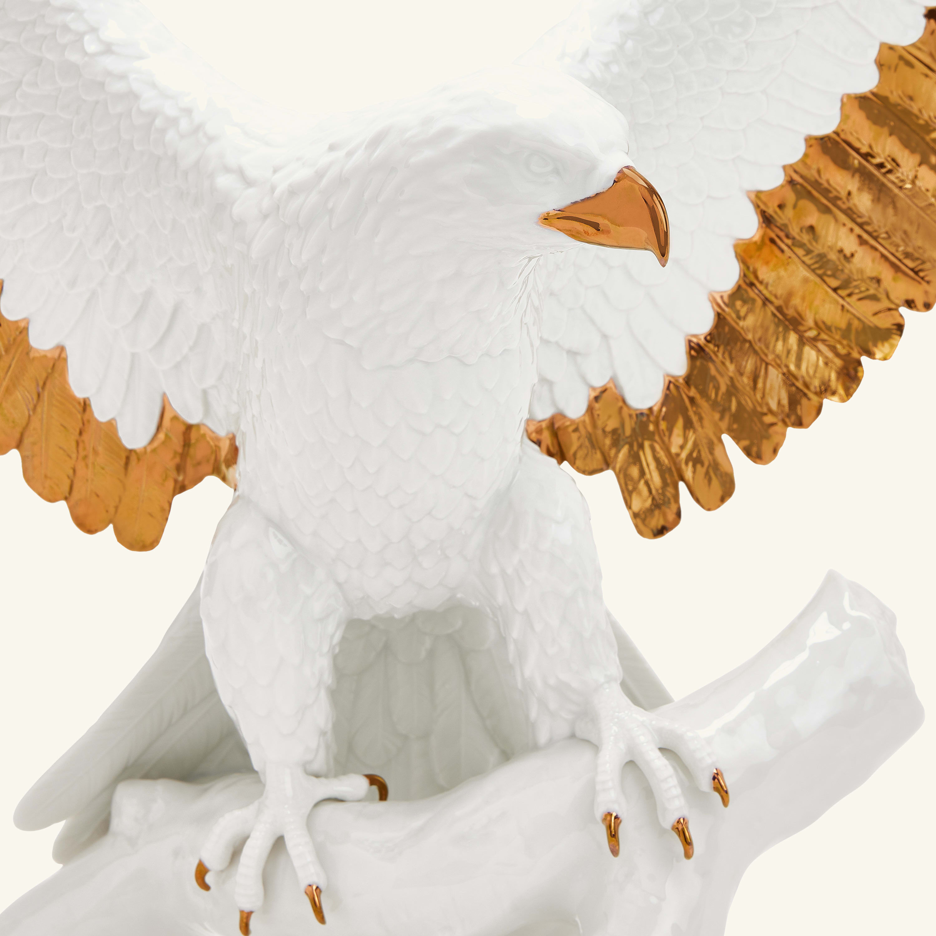 Lladro Freedom Eagle Sculpture Large Gold | Tanagra UAE