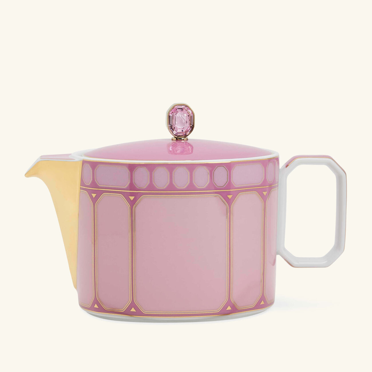 rosenthal signum rose tea pot pink