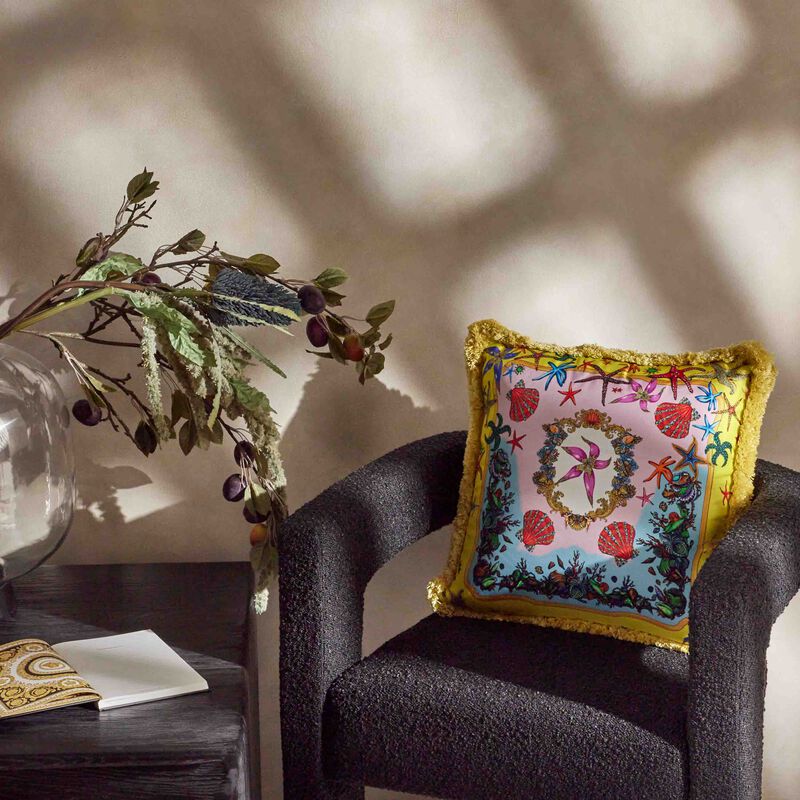 versace tresor de la mer pillow