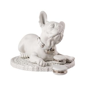 French bulldog with macarons Sculpture. Re-Deco, medium
