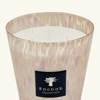 baobab collection pearls white candle max 24