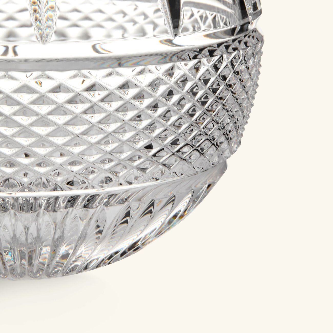 waterford mastercraft irish lace vase small clear