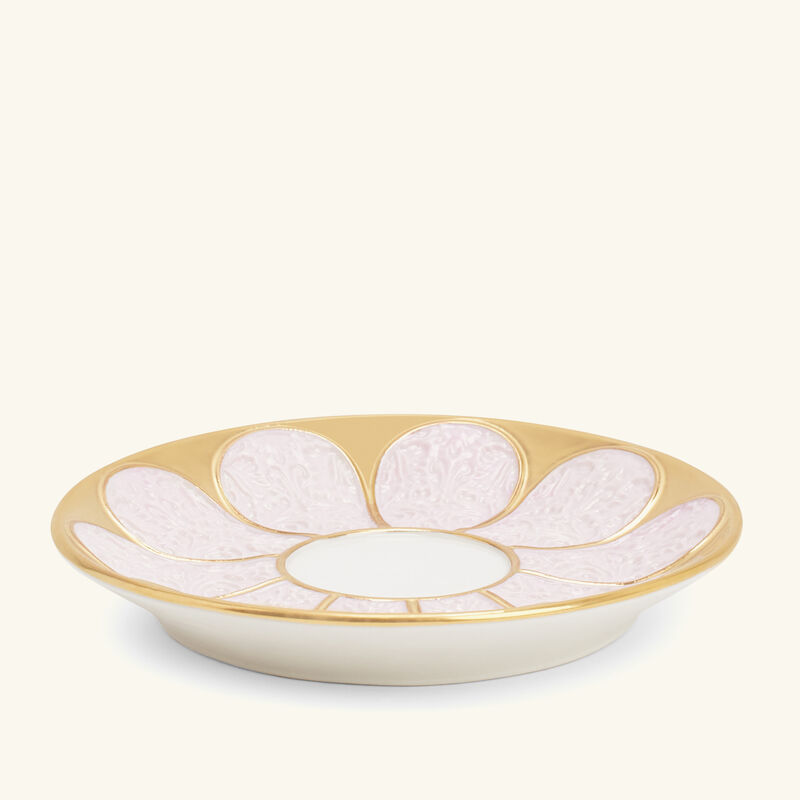 villari amour arabic tea cup   saucer clear