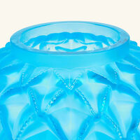 Languedoc Vase Small Blue lalique languedoc vase small blue