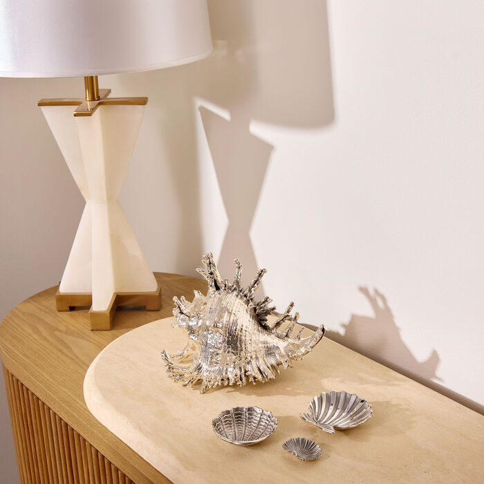 buccellati mures ramosus shell figurine small silver