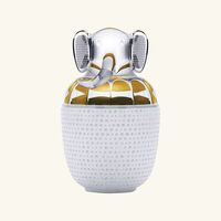 baccarat zoo elephant box white