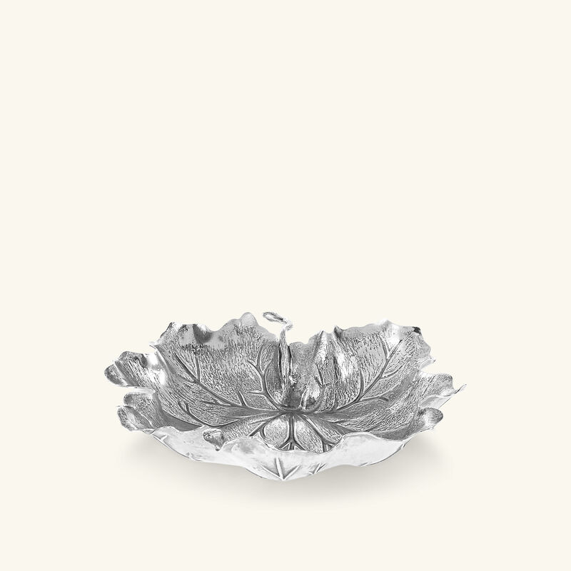 buccellati geranium leaf bowl medium silver