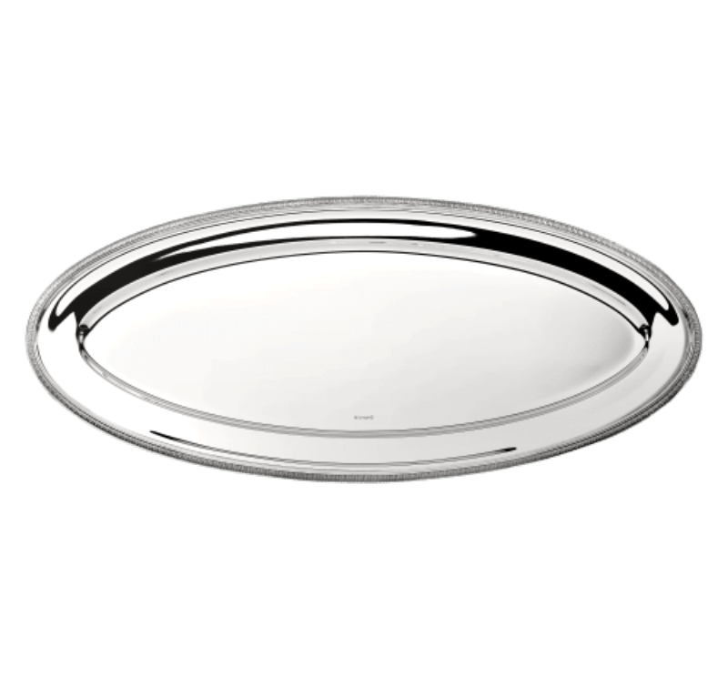 christofle malmaison fish platter oval silver plated 70cm