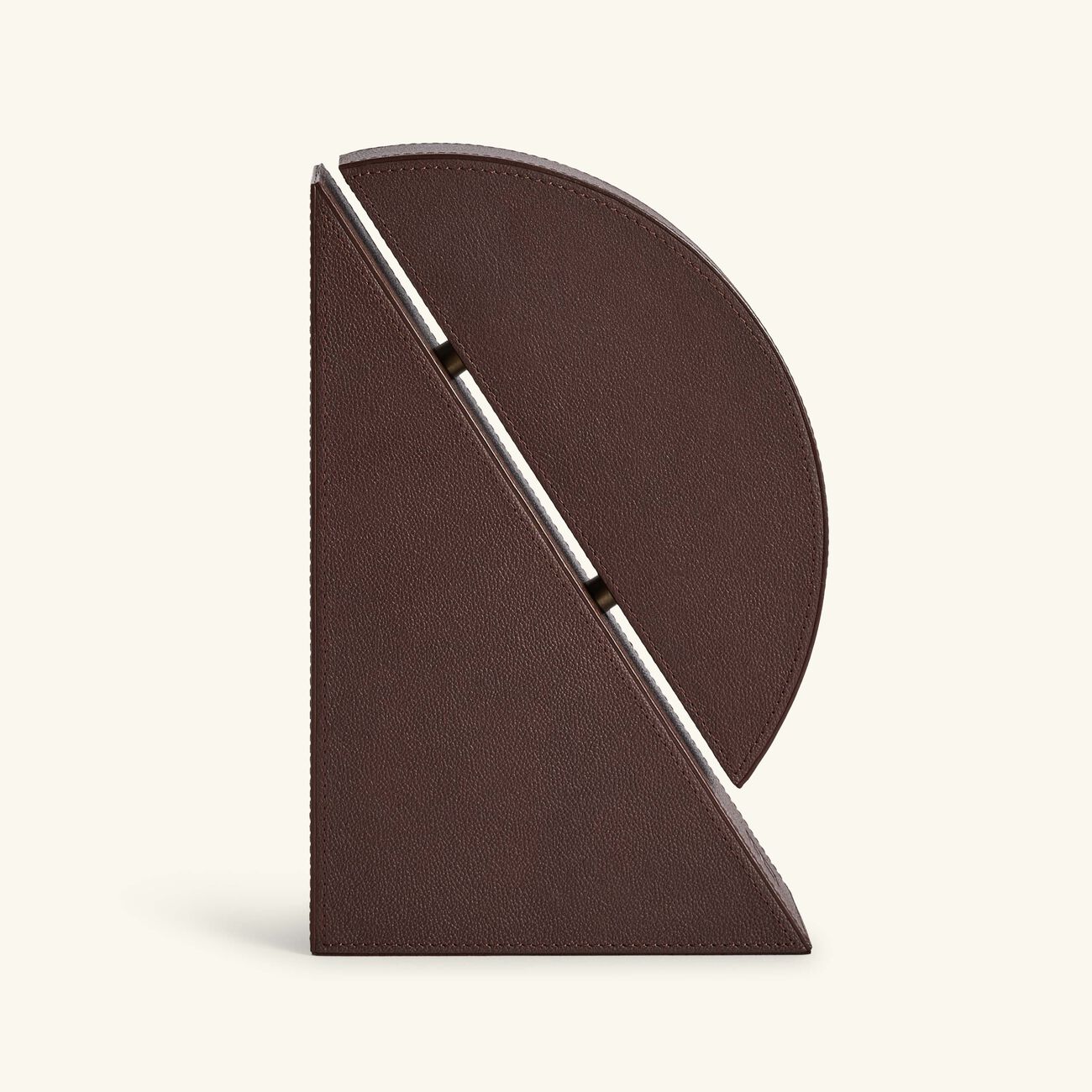 Cubist Right Bookend Brown assouline cubist right bookend brown