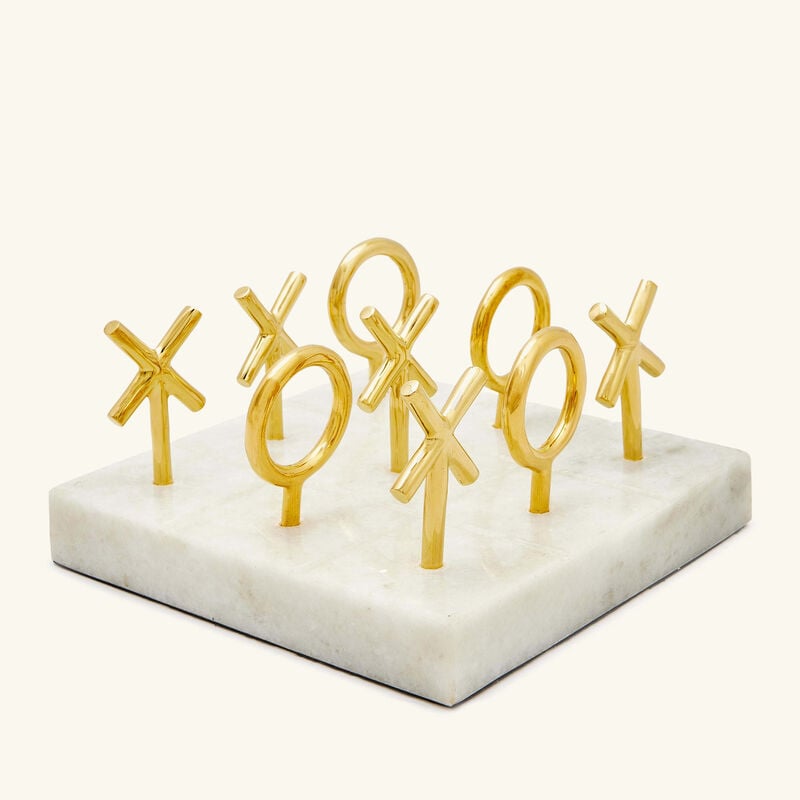Brass Tic-Tac-Toe Set jonathan adler brass tic tac toe set