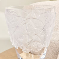 Papillons Vase Large Clear lalique papillons vase large clear