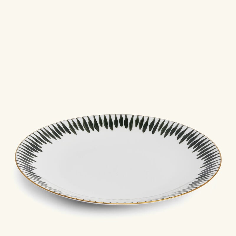 Allée De Cyprès Dinner Plate Round Green 26cm marie daage all e de cypr s dinner plate round green 26cm