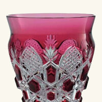 baccarat tsar drinking glass pink