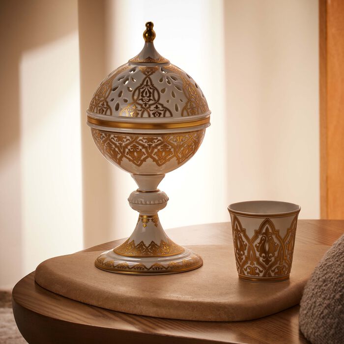 bernardaud venise incense burner