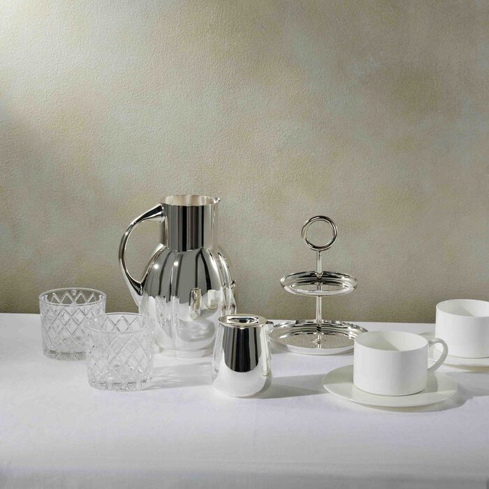 كريستوفل إبريق الحليب سيلفر تايم باللون الفضي