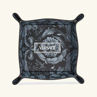 Barocco Trinket Tray Square Small Grey versace barocco trinket tray square small grey
