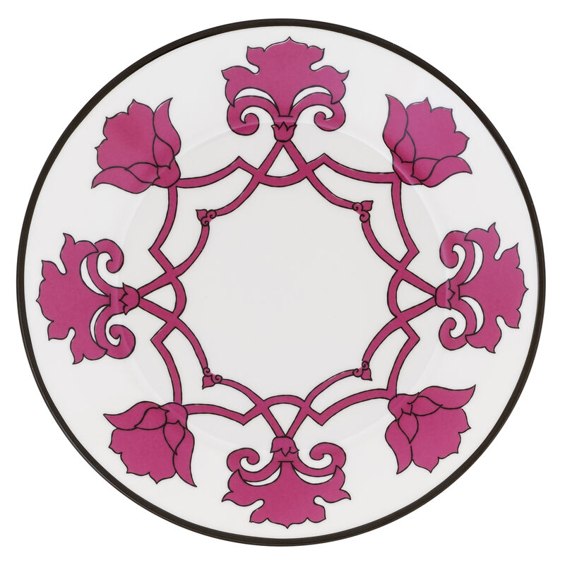 Jaipur Dessert Plate Pink, large