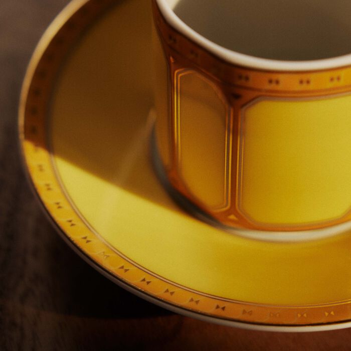 rosenthal signum jonquil coffee cup   saucer yellow