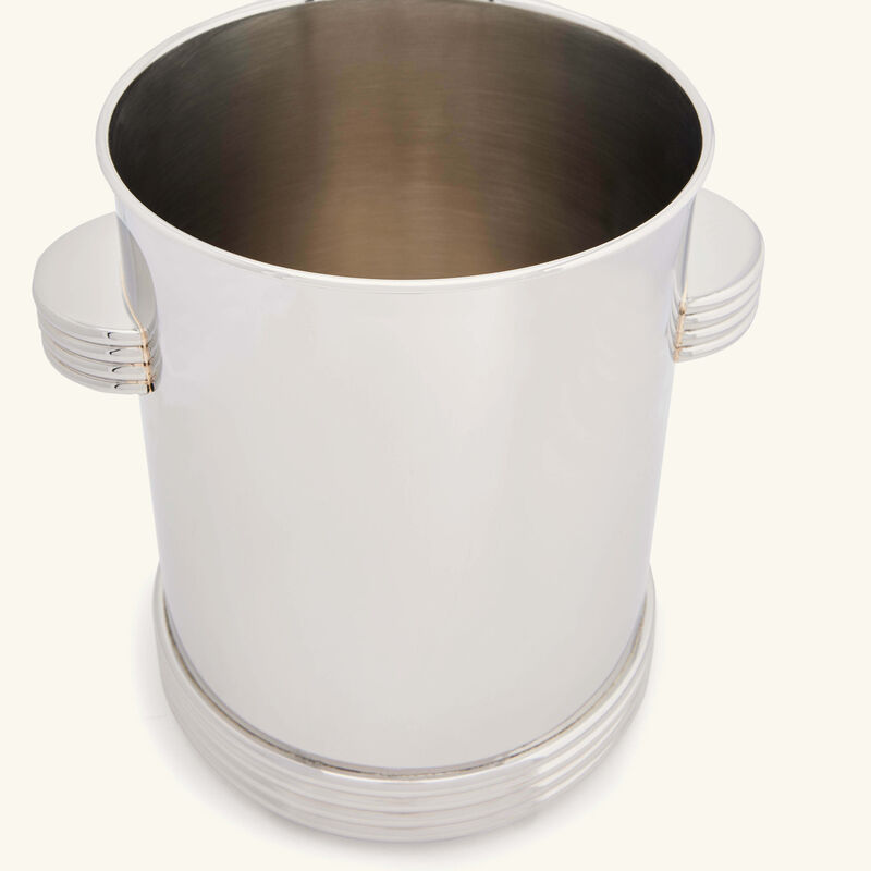 ralph lauren home thorpe ice bucket with tongs stainless steel