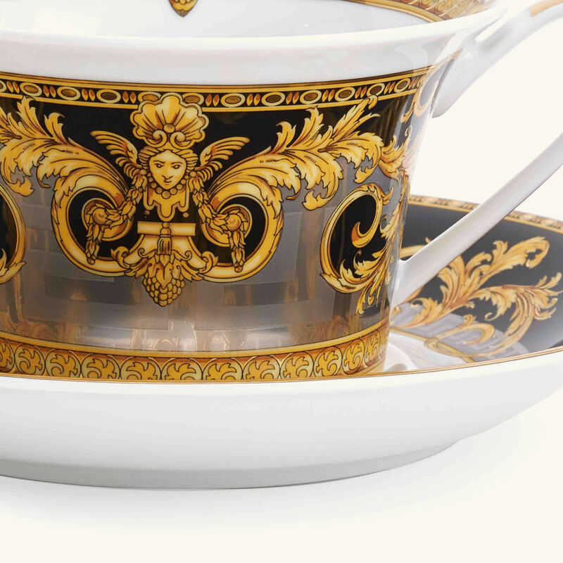 فيرساتشي طقم الشاي برستيج جالا أسود