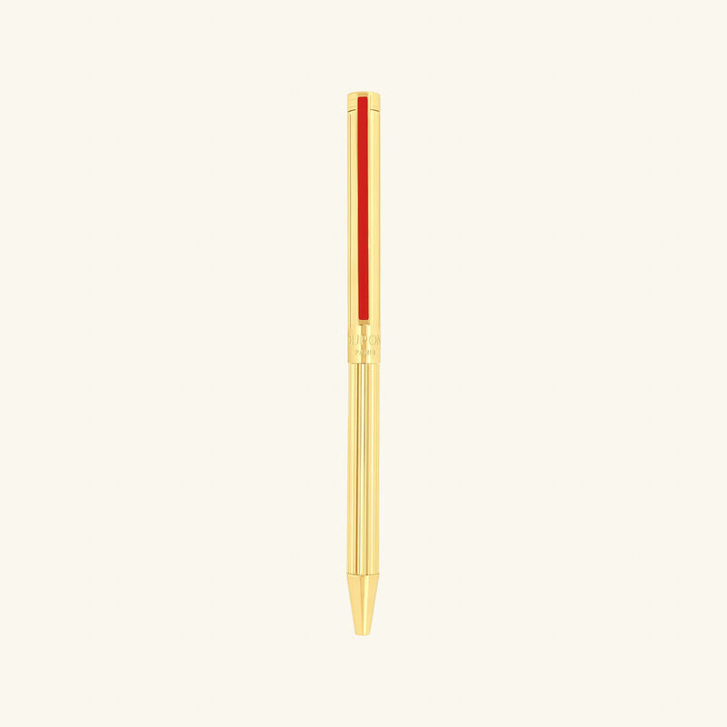 st dupont classique ballpoint pen golden