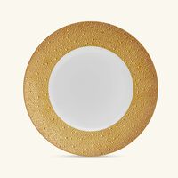 Ecume Charger Plate Round Gold 31cm bernardaud ecume charger plate round gold 31cm