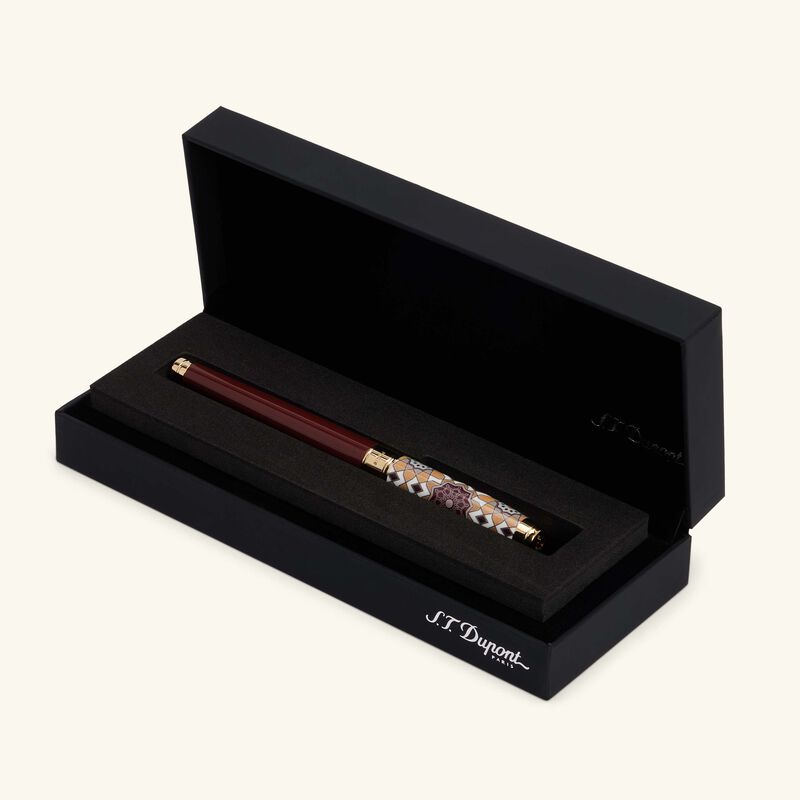 اس تي دوبون قلم الحبر الجاف  بولبوينت  ألامبرا اتيرنتي متوسط باللون الأحمر