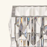 baccarat louxor vase rectangular small clear