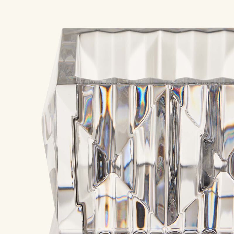 baccarat louxor vase rectangular small clear