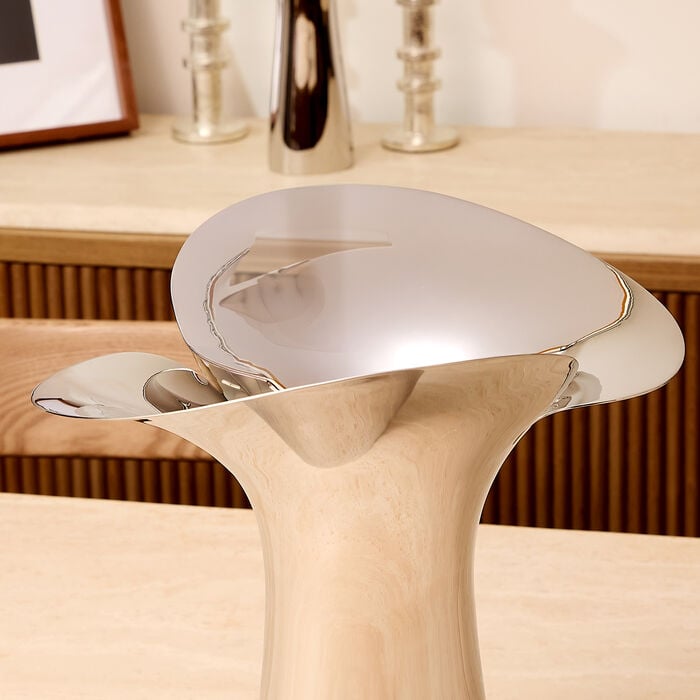 Bloom Botanica Vase Silver Large georg jensen bloom botanica vase silver large