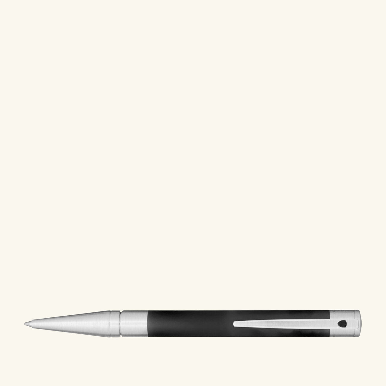 D-Initial Matte Black Ballpoint st dupont d initial matte black ballpoint
