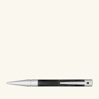 D-Initial Matte Black Ballpoint st dupont d initial matte black ballpoint