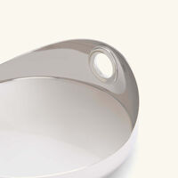 oh de christofle serving bowl large stainless steel
