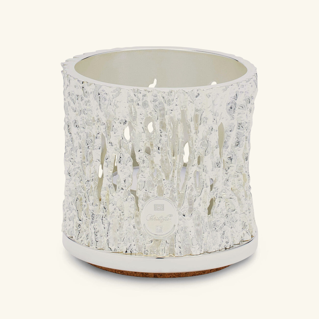 christofle s ve d argent candle holder silver plated