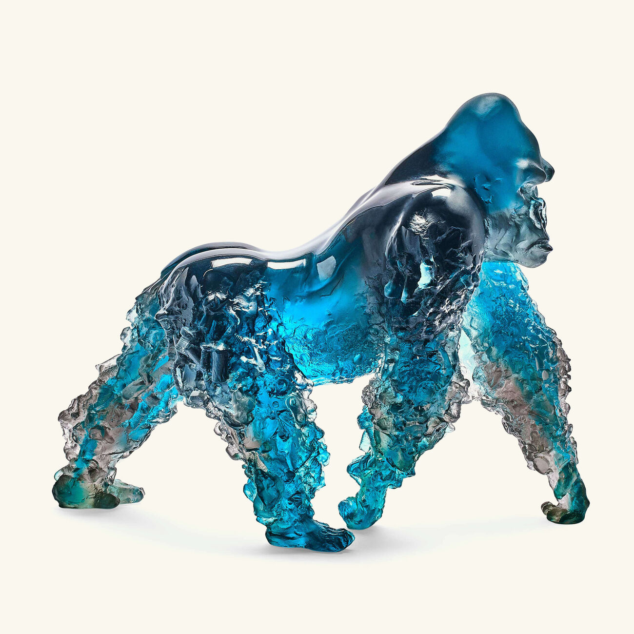 Gorrila Sculpture Medium Blue Limited Edition daum gorrila sculpture medium blue limited edition